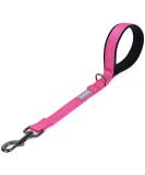Vivaglory Short Dog Leash 46cm - Pink Traffic Leash for Medium & Large Dogs | Durable Training Line - Buy Online on GoSupps.com