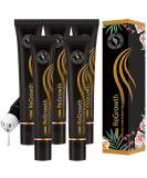 5Pcs Organic Hair Serum Roller with Triple Roll-On Massager for Hair Regrowth - Men and Women - Buy Online on GoSupps.com