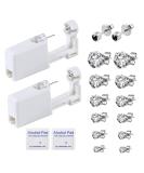 Hyjlpaf Self Ear Piercing Gun Kit - 2 Pack Disposable Ear Piercings with 14 Studs - Buy Online on GoSupps.com