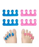 4 Pcs Repeatable Washable Toe Separators for Pedicure - Toe Separators for Nail Polish Application - Buy Online on GoSupps.com