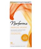 Norforms Tropical Splash Feminine Deodorant Suppositories - 12 ct (2 pk) - Buy Online on GoSupps.com