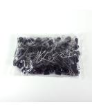 OsoCozy Cloth Diaper Nappy Pins 100 Pack - Stainless Steel Safety Pins with Locking Plastic Heads | Durable, Safe & Cute | 2.2 inches Long (Black) - Buy Online on GoSupps.com