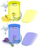 fancyou Lemon Lavender Confetti Soap Sheets 300 Count - Mini Disposable Travel Soap for Outdoor Camping and Home Use - Buy Online on GoSupps.com