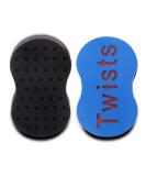 Nicoone 2 PCS Hair Sponge Brush - Large Holes for Hair Twists Afro Coils & Curls | Perfect for Home & Barber Use - International Shipping Available - Buy Online on GoSupps.com