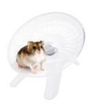 FORYNXHWIN Hamster UFO Exercise Running Wheel White Flying Saucer Plastic Silent Non Slip Disc for Small Animal like Golden Bear Squirrel Hedgehog Climbing ( 18 cm ) - Buy Online on GoSupps.com