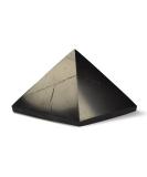 Authentic 50mm Shungite Pyramid - Polished Chakra Energy Healing Crystal for Meditation Reiki & Home Office Protection - Buy Online on GoSupps.com