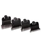 Snap-on Blade Attachment Combs Set for GTX, GTO, and GO Clippers - Black (4-comb Set) - Buy Online on GoSupps.com