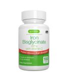 High Absorption Chelated Iron Bisglycinate 20mg with Vitamin C Gentle Iron Targeted Release One Daily Vegan 180 Tablets by Igennus… - Buy Online on GoSupps.com