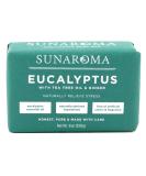 Sunaroma Soap Bar Eucalyptus With Tea Tree + Ginger 8 Ounce (2 Pack) - Buy Online on GoSupps.com