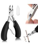Precision Stainless Steel Foot Nail Knipper & Scissors for Ingrown Toenails - Professional Pedicure Tool & Gift - Buy Online on GoSupps.com