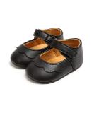 MASOCIO Baby Girl Mary Jane Shoes | Anti-Slip First Walking Shoes 12-18 Months | Black - Buy Online on GoSupps.com