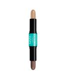 NYX Professional Makeup Highlight & Contour Stick Dual-Ended Contour Stick Shapes and Brightens Blendable & Vegan Wonder Stick Fair 01 Fair Single - Buy Online on GoSupps.com