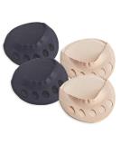 Midiciai Forefoot Pads (2 Pairs) - Honeycomb Fabric Metatarsal Pads for Foot Fatigue Relief - Buy Online on GoSupps.com