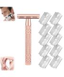 Solys Razor - Double Edge Safety Razor for Men & Women | Reusable Metal & Rose Gold Design | Smoothshave Experience | Buy Now - Buy Online on GoSupps.com