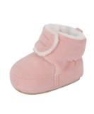 MASOCIO Baby Boy Girl Winter Warm Booties Infant Soft Sole Boots Anti-Slip First Walking Shoes 6-12 Months Pink - Buy Online on GoSupps.com
