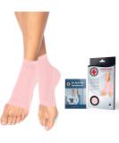 Copper Infused Foot Compression Sleeves/Plantar Fasciitis Socks PAIR with Doctor Written Handbook M - Pink - Buy Online on GoSupps.com