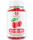 Tart Cherry Gummies  Raw Vegan Cherry Extract Gummy Alternative to Tart Cherry Capsules Juice Pills - Advanced Uric Acid Cleanse Powerful Antioxidant w Joint Support - 60 Veggie Gummies - Buy Online on GoSupps.com