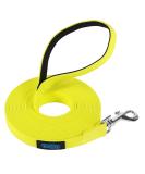 Vivifying 6m Waterproof Tow Line for Dogs - Padded Handle for Recall Training Hiking & Swimming - Ideal for Beach & Lake (Yellow) - Buy Online on GoSupps.com