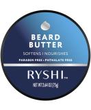 Ryshi Beard Butter - Nourishing 2.64 oz Beard Care for Soft Healthy Facial Hair - International Shipping Available - Buy Online on GoSupps.com
