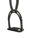 Buy HKM Glittering Black Stirrup - Premium Quality for Equestrian Enthusiasts | International Shipping Available - Buy Online on GoSupps.com