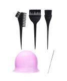 KGDUYC Highlight Hood & Bleaching Powder Set - Pink Salon Styling Kit with Strand Film & Highlight Needle - Buy Online on GoSupps.com