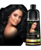 Herbishh Hair Color Shampoo for Gray Hair  Magic Hair Dye Shampoo  Colors Hair in MinutesLong Lasting500 Ml3-In-1 Hair ColorAmmonia-Free | Herbishh (Black) - Buy Online on GoSupps.com