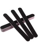 10PCS Professional Nail File Set - Double Sided Emery Board (100/180 Grit) for Acrylic False Nails - Home and Salon Use - Buy Online on GoSupps.com