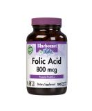 BlueBonnet Nutrition Folic Acid 800mcg - Healthy Neurological Development - Vegan & Non-GMO - 180 Vegetable Capsules - Buy Online on GoSupps.com