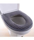 WDSHCR Bathroom Soft Toilet Seat Cover Pad -Toilet Seat Cushion Washable and Comfortable Toilet Seat Cover Pads, Fits Most Size Toilet Lids for Bathroom (Gray) - Buy Online on GoSupps.com