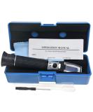 Professional Salinity Refractometer for Marine Monitoring in Aquariums - Dual Scale 0-100ppt & 1.000-1.070 Specific Gravity - Buy Online on GoSupps.com