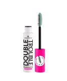 essence Double Trouble Mascara Extra Black - 2-in-1 Fiber & Elastomer Brushes for Curling, Defining, Lengthening & Longlasting Results - Vegan & Cruelty Free Formula, Paraben, Oil, Alcohol, and Microplastic Particle Free - Buy Online on GoSupps.com