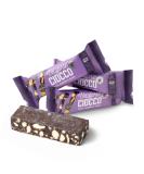 Veloforte Ciocco Energy Bar - Almonds & Cocoa | Balanced Protein & Carbs for Sport | 100% Natural, Dairy-Free, Gluten-Free | Vegetarian | 9 Bars - Buy Online on GoSupps.com