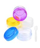 4pcs Travel Sample Pots 15g/15ml for Toiletries - Clear Round Cosmetic Containers for Women - Ideal for Lotions, Creams & Makeup - Buy Online on GoSupps.com