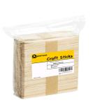 200 Pcs Natural Wooden Craft Sticks - 4.5 Ice Cream Popsicle - Food Grade, DIY Kids Crafting & Stirring - Buy Online on GoSupps.com