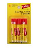 Carmex Lip Balm Moisturizing Original.15 Ounce 3 ct. by Carmex - Buy Online on GoSupps.com