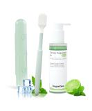 Oral Cleaner & Gel Kit - Fight Bad Breath & Halitosis | Tongue Cleaner for Adults | Fresh Mint - International Shipping Available - Buy Online on GoSupps.com