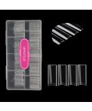 Buy SITELENABY No C Curve XL Nail Tips - 500PCS Tapered Square Flattened Half Cover False Nails for Salons & DIY - Premium ABS Nail Tips - Buy Online on GoSupps.com