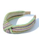 FEDANS Knotted Raffia Headband - Colorful Weave Fashion Hair Accessory for Women - Summer Elastic Stretch Headband - STRAW 6 - Buy Online on GoSupps.com