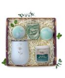 Purple Canyon Bath Gift Set for Women - Revitalizing Eucalyptus Spearmint & Cucumber Mint Self-Care | International Shipping Available - Buy Online on GoSupps.com