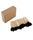 100 Pieces Bamboo Handle Eyelash Makeup Brushes Set - Disposable Eyebrow & Mascara Applicators - Eco-Friendly Makeup Tools - Buy Online on GoSupps.com