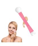 Buy U-Shaped Nose Contour Brush | Dual End Makeup Brush for Sculpting Cheekbones | Pro Contour Duo Brush - Pink - Buy Online on GoSupps.com