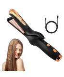1 Inch Mini Wireless Hair Crimper USB Rechargeable Crimping Iron Hair Crimper 3 Temperature Control Crimper Iron for Fluffy Hairstyle Corn Krimping Safety Lock Crimper Hair Iron for All Hair Types - Buy Online on GoSupps.com