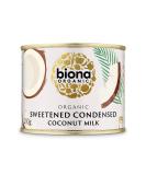 Biona Organic Sweetened Condensed Coconut Milk 210ml | Natural Vegan Dairy-Free Alternative - Buy Online on GoSupps.com