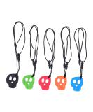 Chew Sensory Necklaces - 5 Pack Silicone Oral Motor Aids for Autism & ADHD - Ideal Chewy Necklace for Sensory Children - Buy Online on GoSupps.com
