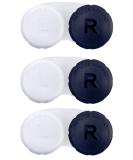 Buy Black Contact Lens Case 3 Pack for Travel & Daily Use | Durable & Compact - Buy Online on GoSupps.com