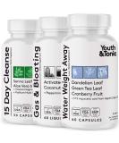 3X Youth & Tonic Belly Bloating Pills for Debloating & Colon Cleanse | Activated Charcoal, Coconut, Peppermint Oil, Senna Leaf | 150 Capsules - Buy Online on GoSupps.com