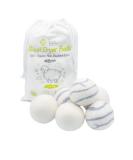 Wool Dryer Balls Laundy Reusable - 6 Pack XL- Natural Fabric Softener-Wool Balls for Dryer-Laundry Balls for Dryer - Buy Online on GoSupps.com