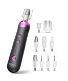 Eletorot 8-in-1 Cordless Electric Manicure and Pedicure Set for Feet - Rechargeable Nail Drill with LED Light - Electric Toenail File for Thick Nails - Gray - Buy Online on GoSupps.com