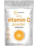 Micro Ingredients Pure Vitamin C Crystal Powder (Water Soluble Vitamin C 1000mg Per Serving)  1 KG (2.2 Pounds)  Immune Vitamins and Strong Antioxidant  Pure Ascorbic Acid Powder Supplement - Buy Online on GoSupps.com
