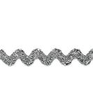 Expo International 1/4-Inch Metallic Silver Baby Ric Rac Trim - 36 Yards - Buy Online on GoSupps.com